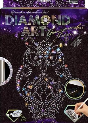 Набір для творчості diamond art danko toys dar-01-01 кристали стрази рамка креативна творчість