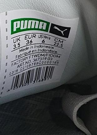 Кожаные кроссовки puma4 фото