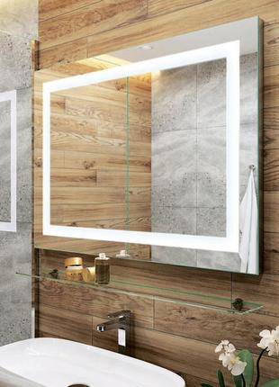 Led зеркало с подсветкой в ванную, спальню, прихожую "san paulu" zsl-016 (1000*800)1 фото