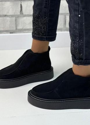 Черевики натур. замша