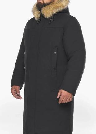 Зимняя мужская длинная куртка с мехом braggart arctic, германия
