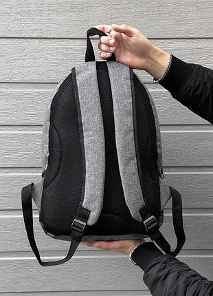 Рюкзак міський, спортивний adidas, чоловічий сірий портфель адідас, для навчання7 фото
