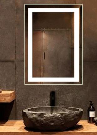 Зеркало с подсветкой led в ванную, спальню, прихожую zsd-054 (500*700)