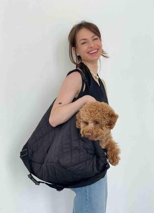 Сумка автогамак чорна 37*37*32 см