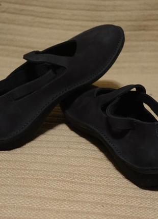 Очаровательные черные кожаные туфли loints of holland голландия 38 р.6 фото