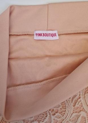 Гіпюрова літня жіноча сукня плаття футляр відкриті плечі pink boutique5 фото