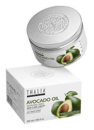 Крем для лица и тела с маслом авокадо мега объем thalia, талия1 фото
