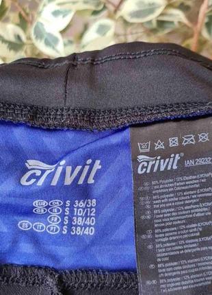 Стильные спортивные лосины леггинсы женские crivit, размер s, m, l, xl, 2xl5 фото