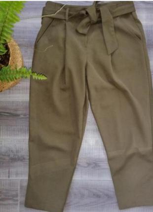 Укорочені завужені брюки штани на низький зріст2 фото