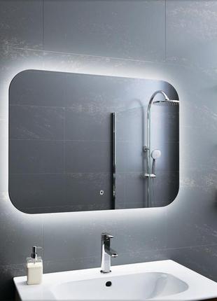 Led дзеркало з підсвіткою у ванну, спальню, передпокій "madrid" zsl-012 (600*800)1 фото