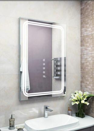 Led зеркало с подсветкой в ванную, спальню, прихожую "ramita" zsl-015 (1200*750)