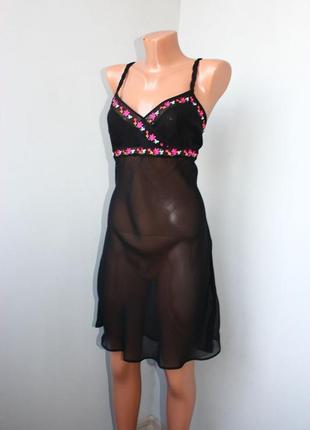 Комплект ночнушка + халатик р. м4 фото