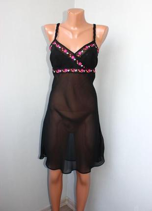 Комплект ночнушка + халатик р. м3 фото