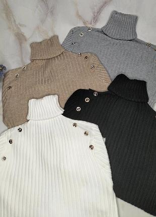 Гольф полубатал оздоблений гудзиками👆👆