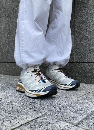 Кросівки salomon s/lab xt-6 beige/blue/gold3 фото