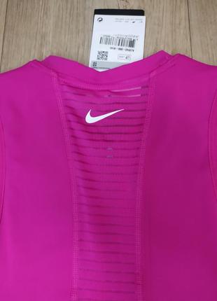 Женская укороченная майка кроп топ компрессионный для тренировок nike pro dri-fit спортивная форма фитнес бег йога новая оригинал9 фото