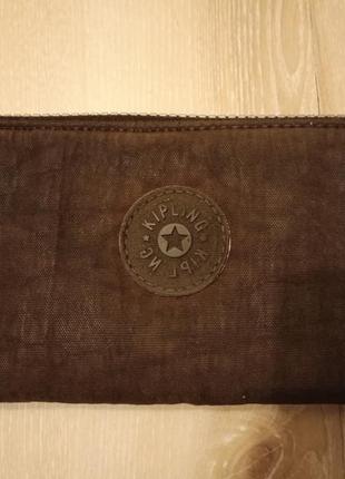 Великій жіночій коричневий гаманець kipling