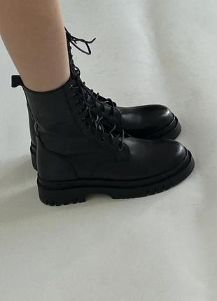 Ботинки кожаные zara
