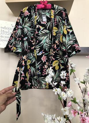 Дуже гарний літній піджак кардиган з поясом, літня накидка