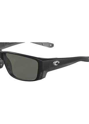 Очки costa del mar tuna alley pro matte black gray 580g ll6 фото