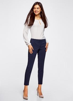 Классические, стильные синие брюки h&m