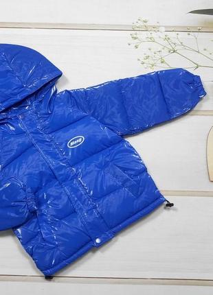 Зимняя куртка для деви и для мальчика синтепон, плюш, размер 100-1502 фото