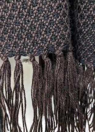Шарф у принт ромби pedsa pery альпака