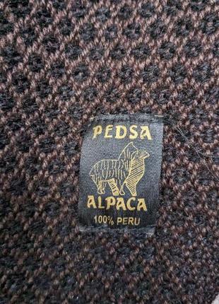 Шарф у принт ромби pedsa pery альпака