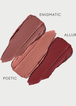 Набор мини-помад rose inc the satin lip trio