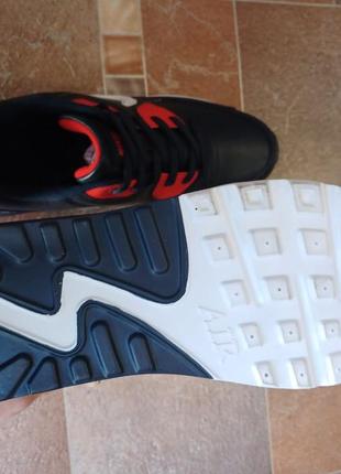 Nike air max. кожаные мужские кроссовки6 фото