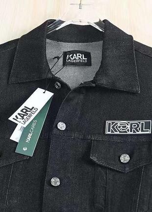 Джинсова куртка karl lagerfeld3 фото