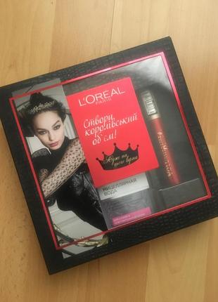 Набор l’oréal тушь и мицеллярная вода