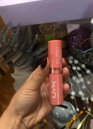 Помада butter lipstick nyx