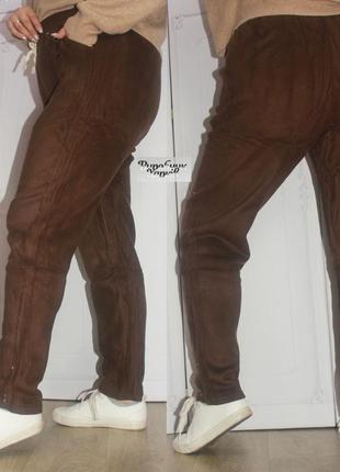Женские теплые штаны, брюки батал5 фото