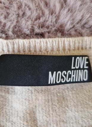 Новый свитер moschino оригинал шерсть кашемир, кофта, тёплый свитерок3 фото