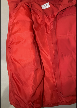 Куртка оранжево-красного цвета 🧡4 фото