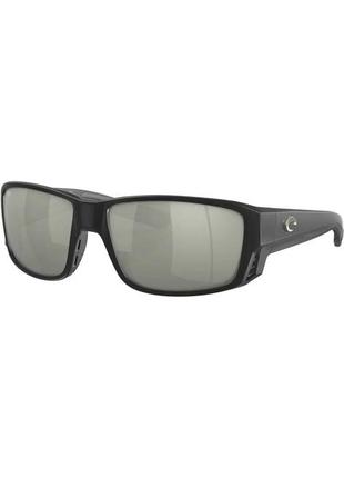 Очки costa del mar tuna alley pro matte black gray silver mirror 580g