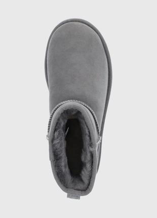 Замшевые сапоги снегоходы ботинки Shearling ugg classic mini3 фото