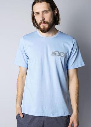 Футболка чоловіча homewear mad 19265 bleu 1