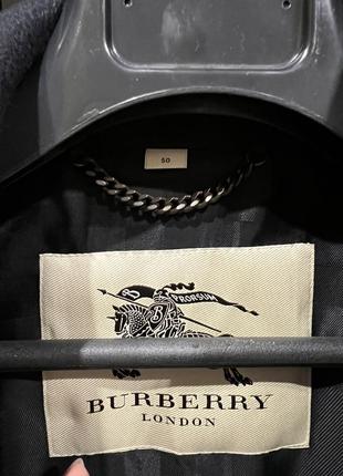 Укороченное шерстяное классическое пальто burberry оригинал3 фото