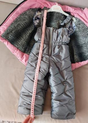 Дитячий зимовий комбінезон для дівчинки- розмір 926 фото