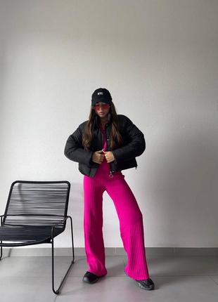 Куртка короткая дута черная мокко беж осень весна