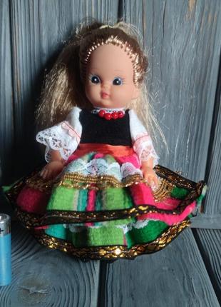 Винтажная польская народная кукла этнический фольклор