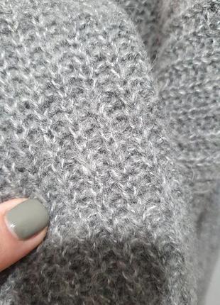 Шерстяной удлиненный свитер туника.6 фото