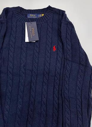Polo ralph lauren вовняний светр  чоловічий чорний / синій