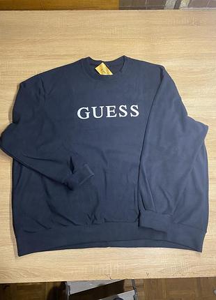 Свитшот большого размера из флиса guess