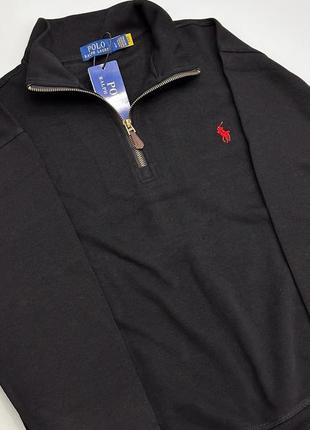 Polo ralph lauren бавовняний светер чоловічий синій / чорний2 фото