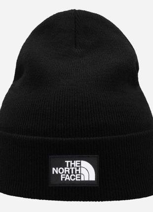 Зимняя шапка the north face / шапка the north face черная