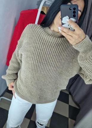 Шикарный шерстяной свитер4 фото