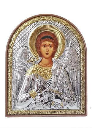 Греческая икона silver axion ангел хранитель ep-172pag/p ep3 9x11 см